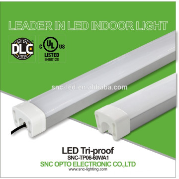 UL DLC 60W LED tri-proof tube energy saving warehouse supermarket 60w hanging factory LED tri-proof lighting